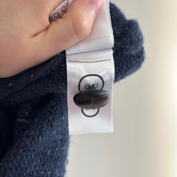 Untuckit Vangone Wool Blend Sweater Mens XL 1/4 Button Lambs Wool Blend - Picture 10 of 10